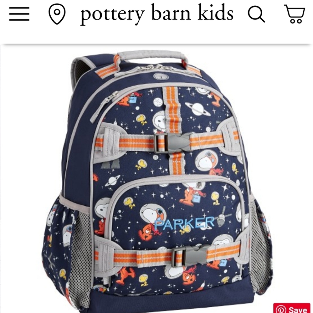 New Snoopy Glow in the Dark  Backpack